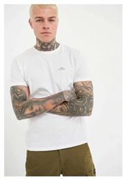 Funky Buddha Ανδρικό T-shirt Λευκό Μονόχρωμο από το Plus4u