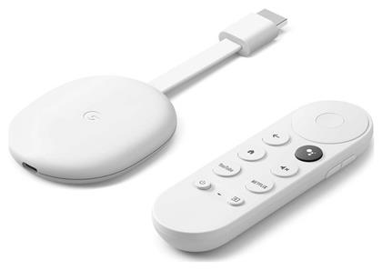 Google Smart TV Stick Chromecast with Google TV Full HD με Bluetooth / Wi-Fi / HDMI και Google Assistant Snow