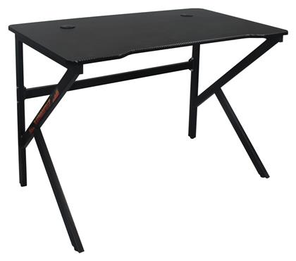 Γραφείο Gaming Steel 100x60x75εκ. Μαύρο - Woodwell