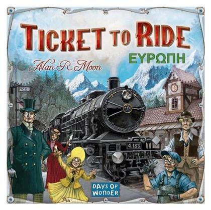 Επιτραπέζιο Παιχνίδι Days Of Wonder Ticket To Ride: Ευρώπη για 2-5 Παίκτες 8+ Ετών Kaissa από το e-shop