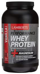 Performance Whey Protein & Magnesium Βανίλια 1kg Lamberts