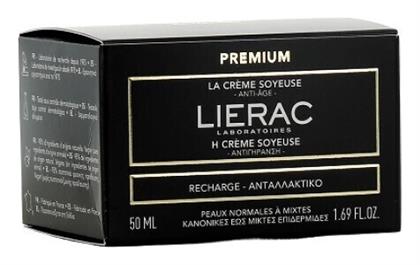 Premium La Creme Soyeuse Refill Rich Αντιγηραντική Κρέμα Προσώπου Ημέρας με Υαλουρονικό Οξύ 50ml Lierac