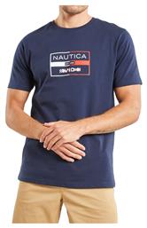Ανδρική Μπλούζα Κοντομάνικη Navy Μπλε Nautica από το Z-mall
