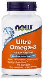 Ultra Omega 3 Ιχθυέλαιο 90 μαλακές κάψουλες Now Foods