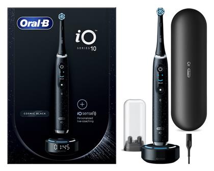 Oral-B iO Series 10 Ηλεκτρική Οδοντόβουρτσα με Χρονομετρητή, Αισθητήρα Πίεσης και Θήκη Ταξιδίου Cosmic Black - Oral B από το Pharm24