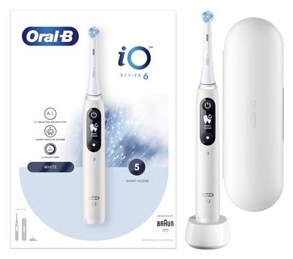 Oral-B iO Series 6 Ηλεκτρική Οδοντόβουρτσα με Αισθητήρα Πίεσης White - Oral B από το e-shop