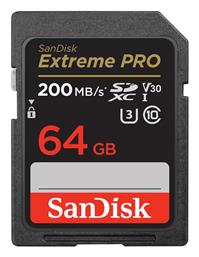 Extreme Pro SecureDigital SDXC 64GB Class 10 U3 V30 UHS-I Sandisk από το e-shop