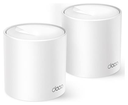 TP-LINK Deco X10 v1 Access Point Wi‑Fi 6 Dual Band (2.4 & 5GHz) σε Διπλό Kit Λευκό - TP LINK από το e-shop