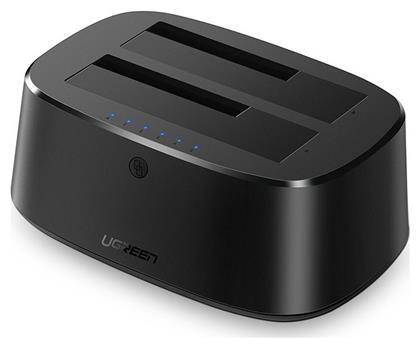 Docking Station για 2 Σκληρούς Δίσκους SATA 3.5'' / 2.5'' με σύνδεση USB 3.0 (50857) Ugreen από το e-shop